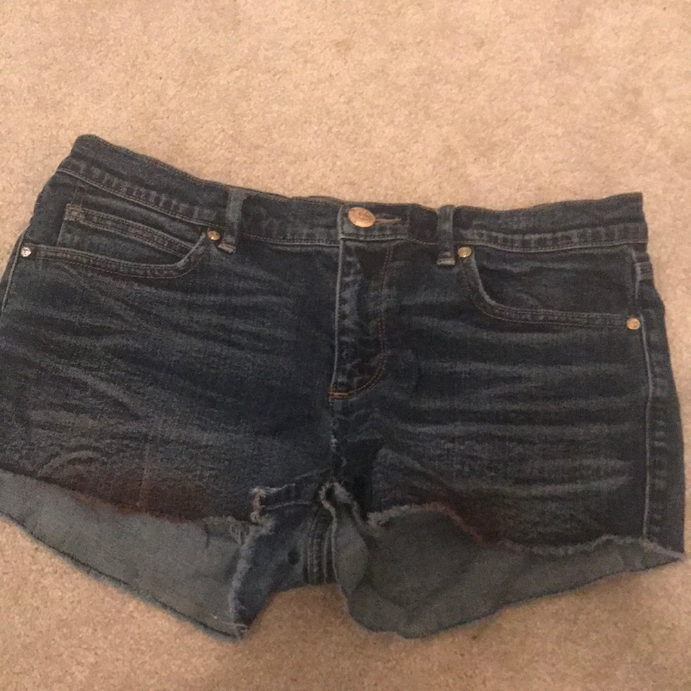 y2k juicy couture denim shorts.